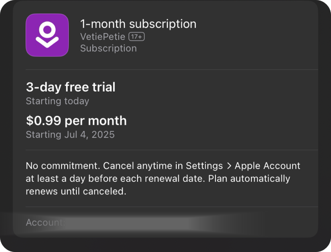 AI consultation: $0.99/month